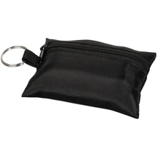 Load image into Gallery viewer, Valdemar 16-piece first aid keyring pouch — Black (detail)
