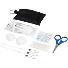 Load image into Gallery viewer, Valdemar 16-piece first aid keyring pouch — Black