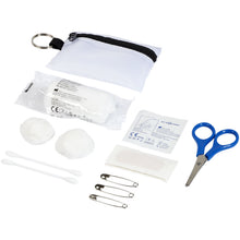 Load image into Gallery viewer, Valdemar 16-piece first aid keyring pouch — White