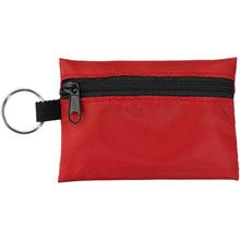 Load image into Gallery viewer, Valdemar 16-piece first aid keyring pouch — Red (front)