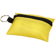 Load image into Gallery viewer, Valdemar 16-piece first aid keyring pouch — Yellow (detail)