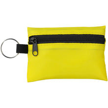 Load image into Gallery viewer, Valdemar 16-piece first aid keyring pouch — Yellow (front)