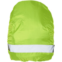 Load image into Gallery viewer, RFX™ William reflective and waterproof bag cover — Neon yellow (front)