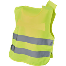 Load image into Gallery viewer, RFX™ Odile XXS safety vest with hook&amp;loop for kids age 3-6 — Neon yellow (detail)