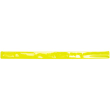Load image into Gallery viewer, RFX™ Lynne 34 cm reflective TPU safety slap wrap — Neon yellow (front)