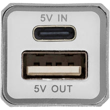 Load image into Gallery viewer, Volt 2200 mAh power bank — Silver (front)