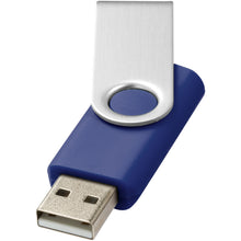 Load image into Gallery viewer, Rotate-basic 2GB USB flash drive — Blue / Silver