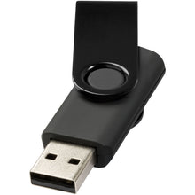 Load image into Gallery viewer, Rotate-metallic 4GB USB flash drive — Black