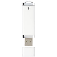 Load image into Gallery viewer, Flat 4GB USB flash drive — White (front)