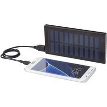 Load image into Gallery viewer, Stellar 8000 mAh solar power bank — Black (detail 2)