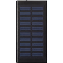 Load image into Gallery viewer, Stellar 8000 mAh solar power bank — Black (front)