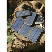 Load image into Gallery viewer, Stellar 8000 mAh solar power bank — lifestyle