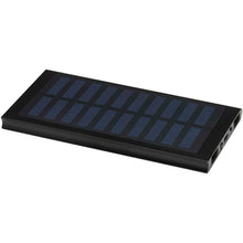 Load image into Gallery viewer, Stellar 8000 mAh solar power bank — Black