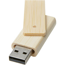 Load image into Gallery viewer, Rotate 8GB bamboo USB flash drive — Beige