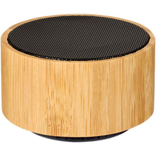 Load image into Gallery viewer, Cosmos bamboo Bluetooth speaker — Natural / Black