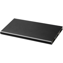 Load image into Gallery viewer, Plate 8000 mAh aluminium power bank — Black (detail 2)
