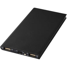 Load image into Gallery viewer, Plate 8000 mAh aluminium power bank — Black