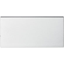 Load image into Gallery viewer, Plate 8000 mAh aluminium power bank — Silver (back)