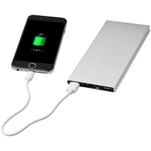 Load image into Gallery viewer, Plate 8000 mAh aluminium power bank — Silver (detail)