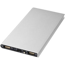 Load image into Gallery viewer, Plate 8000 mAh aluminium power bank — Silver