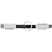Load image into Gallery viewer, One 4-in-1 cable — Black (front)