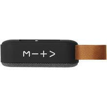 Load image into Gallery viewer, Fashion fabric Bluetooth speaker — Grey (front)