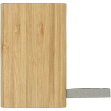 Load image into Gallery viewer, Tulda 5000 mAh bamboo power bank — Natural (back)