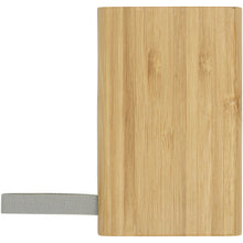 Load image into Gallery viewer, Tulda 5000 mAh bamboo power bank — Natural (front)