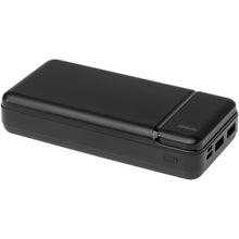 Load image into Gallery viewer, Loop 20.000 mAh recycled plastic power bank  — Black (detail)