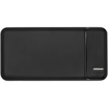 Load image into Gallery viewer, Loop 20.000 mAh recycled plastic power bank  — Black (front)