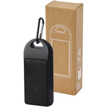 Load image into Gallery viewer, Omni 3W IPX4 RCS recycled plastic Bluetooth® speaker — Black (detail)