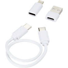 Load image into Gallery viewer, Whiz recycled plastic modular charging cable  — White (detail 2)