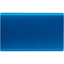 Load image into Gallery viewer, Pep 4000 mAh Type-C recycled aluminium power bank  — Royal blue (front)