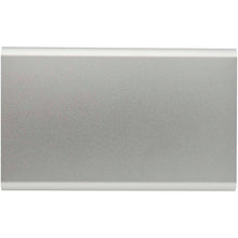 Load image into Gallery viewer, Pep 4000 mAh Type-C recycled aluminium power bank  — Silver (front)