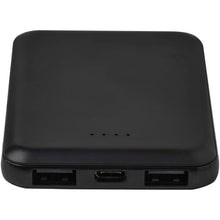 Load image into Gallery viewer, Asama 5000 mAh Type-C recycled plastic power bank — Black (detail)
