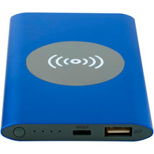 Load image into Gallery viewer, Juice 4000 mAh Type-C recycled aluminium wireless power bank  — Royal blue (detail)