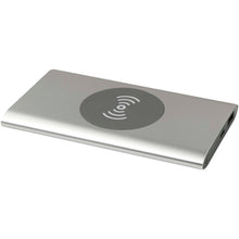 Load image into Gallery viewer, Juice 4000 mAh Type-C recycled aluminium wireless power bank  — Silver