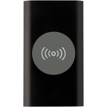 Load image into Gallery viewer, Juice 4000 mAh Type-C recycled aluminium wireless power bank  — Black (front)