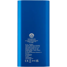 Load image into Gallery viewer, Juice 8000 mAh Type-C recycled aluminium wireless power bank — Royal blue (back)