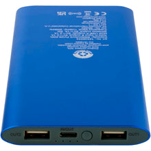 Load image into Gallery viewer, Juice 8000 mAh Type-C recycled aluminium wireless power bank — Royal blue (detail)