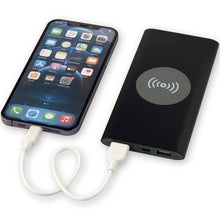 Load image into Gallery viewer, Juice 8000 mAh Type-C recycled aluminium wireless power bank — Black (detail 2)
