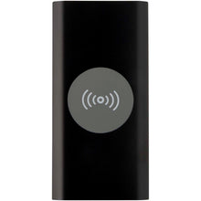 Load image into Gallery viewer, Juice 8000 mAh Type-C recycled aluminium wireless power bank — Black (front)