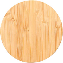 Load image into Gallery viewer, Essence 15W bamboo wireless charging pad — Wood (front)
