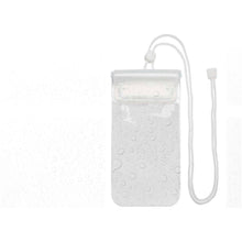 Load image into Gallery viewer, Dombay waterproof phone pouch size L — White (detail)
