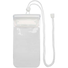 Load image into Gallery viewer, Dombay waterproof phone pouch size L — White (front)