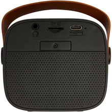 Load image into Gallery viewer, Diya 3W wireless recycled plastic speaker — Black (back)