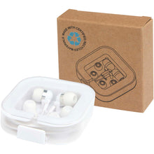 Load image into Gallery viewer, Baekdu wired Type-C earbuds with recycled plastic storage box — White