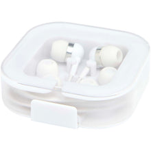 Load image into Gallery viewer, Baekdu wired Type-C earbuds with recycled plastic storage box — White (detail)