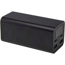 Load image into Gallery viewer, Acamar 20.000 mAh 70W recycled aluminium laptop power bank — Black (detail)