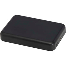 Load image into Gallery viewer, Acrab 5000 mAh 15W magnetic wireless power bank with 20W PD - made from recycled plastic — Black (detail)
